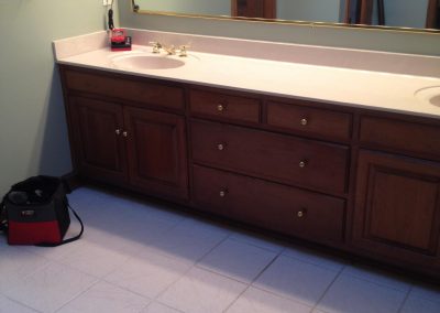 fox bath before 2 400x284 - Carmel Master Bathroom Upgrade